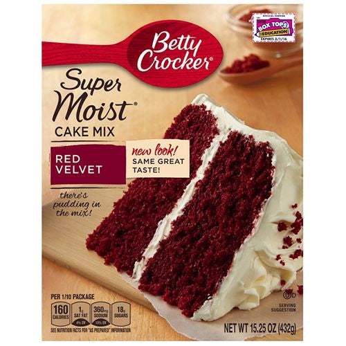 Betty Crocker Delights Super Moist Red Velvet Cake Mix