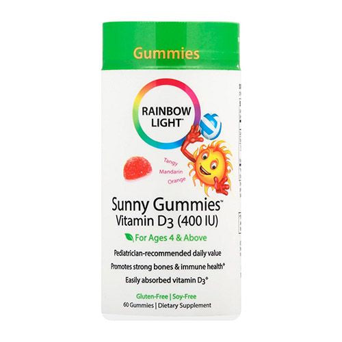 Rainbow Light Sunny Gummies Vitamin D3 400 IU 60 ct