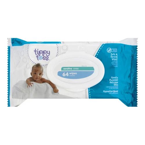 Tippy Toes Fragance Free Wipes - 216