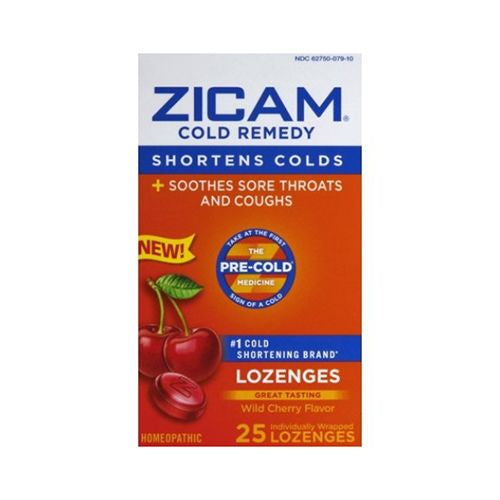 Zicam Cold Remedy Lozenges Wild Cher