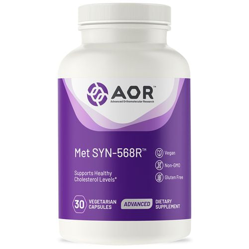 AOR, Met Syn-568R, V-Softgels, Supplement to Lower Cholesterol, 30 Count