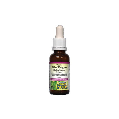 Natural Factors - Organic Oil of Oregano - 1 fl. oz.