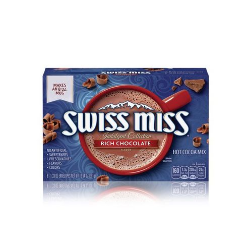 Swiss Miss Indulgent Collection Rich Chocolate Flavor Hot Cocoa Mix , 1.33 Ounce