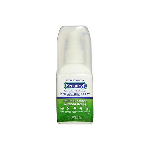 Benadryl Extra Strength Anti-Itch Cooling Spray  Travel Size  2 fl. oz