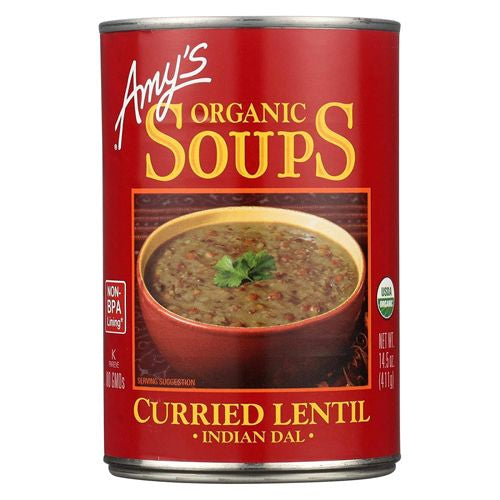 CURRIED LENTIL ORGANIC SOUPS