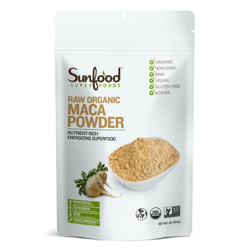 Sunfood Superfoods Organic Maca Powder, 1.0 Lb