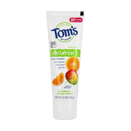 Tom s of Maine Children s Orange Mango Anticavity Toothpaste  5.1oz