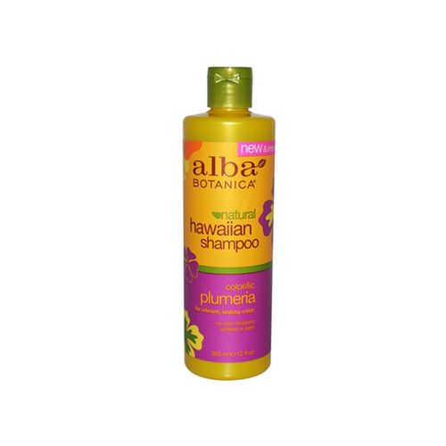 Alba Botanica Hawaiian Natural Shampoo Colorific Plumeria - 12 fl oz