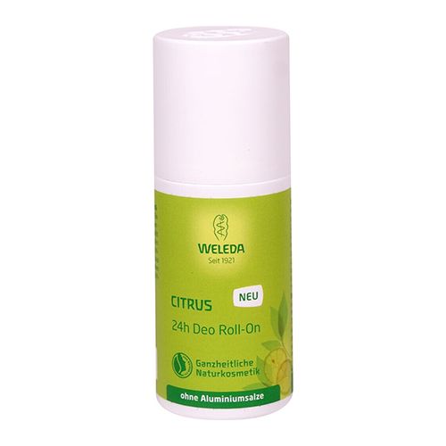 Weleda Citrus 24 Hours Roll-On Deodorant, 1.7 oz