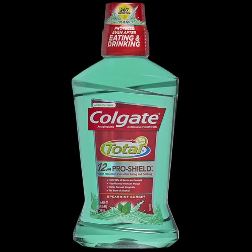 Colgate Total Antibacterial Alcohol Free Mouthwash  Spearmint  16.9 oz