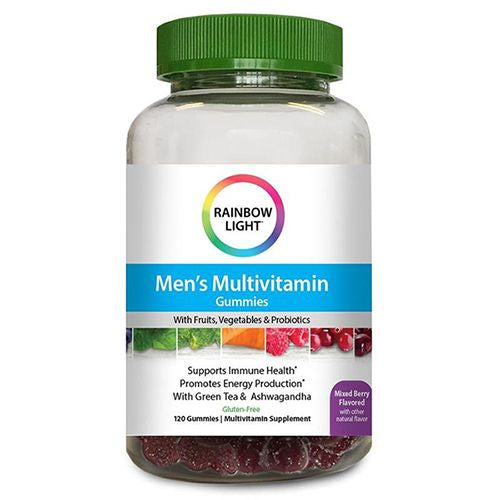 Rainbow Light Men's Multivitamin Gummies Mixed Berry - 120 Gummies