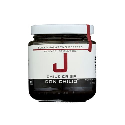 2X Jalapeno Chile Crisp Peppers In Olive Oil Low Calorie DON CHILIO 5 oz