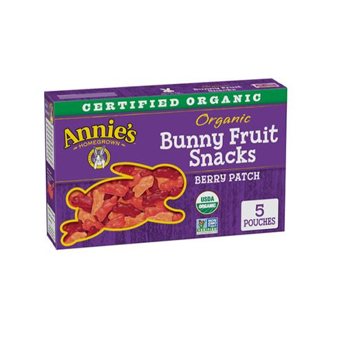 Annie's Homegrown Organic Bunny Berry Patch Fruit Snacks - 5ct