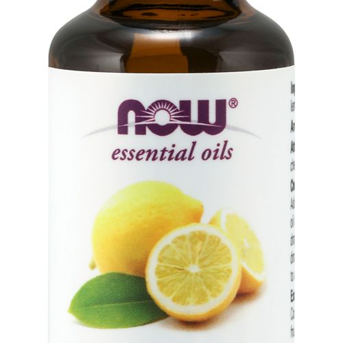 NOW Essential Oils  Lemon Oil  Cold Pressed  100% Pure  Vegan  Child Resistant Cap  1-Ounce