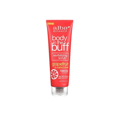 Alba Botanica - Body in the Buff Revitalizing Scrub Grapefruit & Walnut Shell - 9 fl. oz.