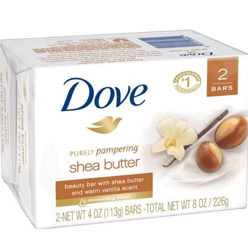 Dove Purely Pampering Shea Butter Beauty Bar, 4 oz, 2 Bar (B0094BP7W2)