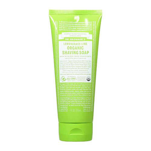 Dr. Bronner s Organic Lemongrass Lime Shaving Soap 7oz