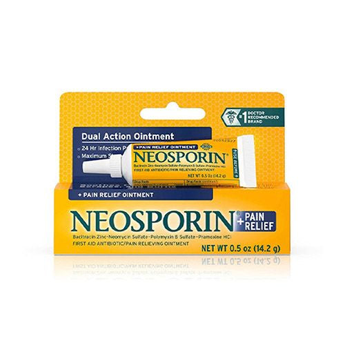 Neosporin + Pain Relief Dual Action Topical Antibiotic Ointment .5 oz