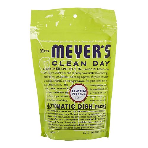 Mrs. Meyer s Clean Day Dishwashing Detergent Packs  Lemon Verbena  20 Count