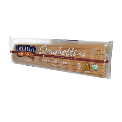 ORGANIC WHOLE DURUM WHEAT FLOUR MACARONI PRODUCT, SPAGHETTI