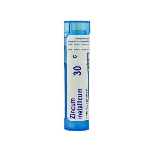 Boiron Zincum Metallicum 30C  Homeopathic Medicine for Leg Cramps  80 Pellets
