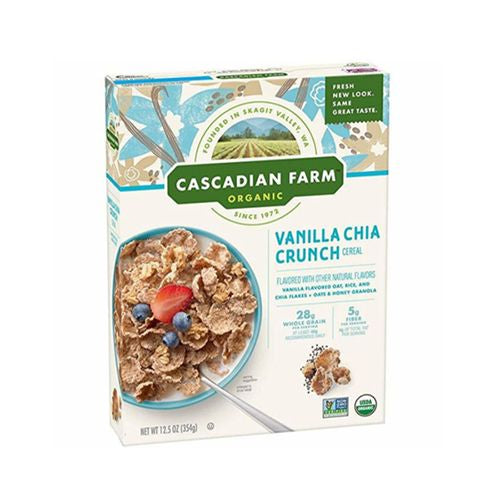 Cascadian Farm Organic Vanilla Chia Crunch Cereal