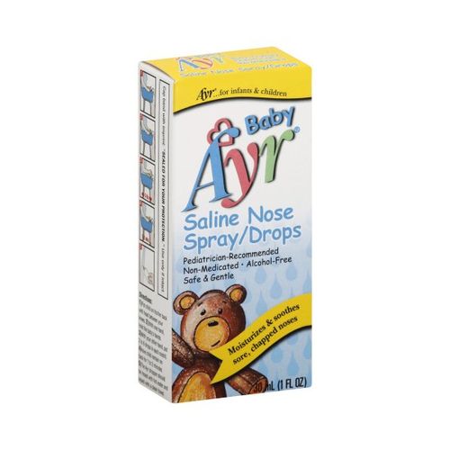 Ayr Baby Saline Nasal Spray/Drops  1 Oz.