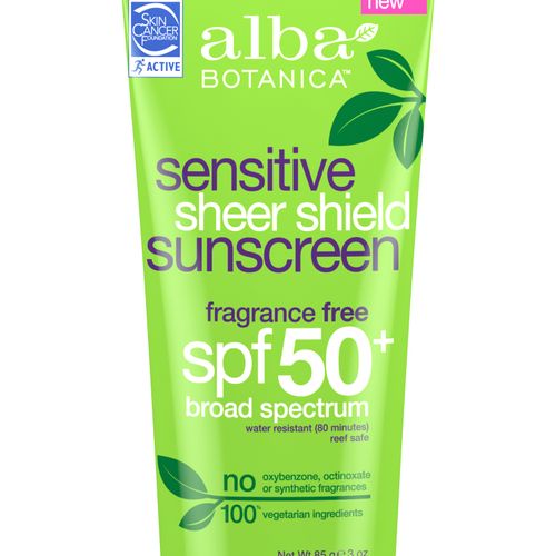 AL0043800 Alba Botanica Sheer Shield Sunscreen FF SPF50 / LOTION