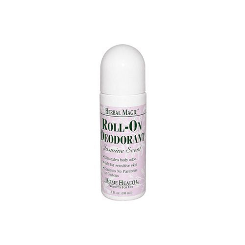 Home Health - Herbal Magic Roll-On Deodorant Jasmine - 3 fl. oz.