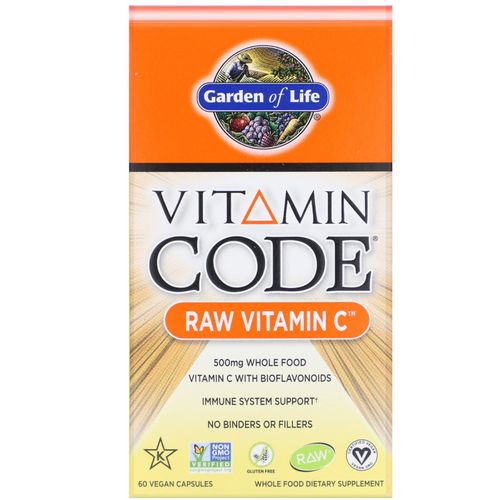 Vitamin Code  RAW Vitamin C  60 Vegan Capsules  Garden of Life