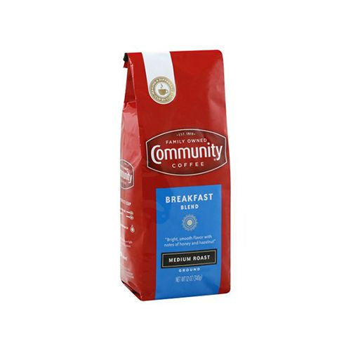 Breakfast Blend Medium Roast Premium Ground Coffee, 12 Oz - 6 Pack