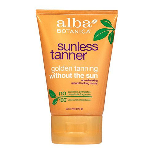 Alba Botanica Sunless Tanner Lotion  4 oz.