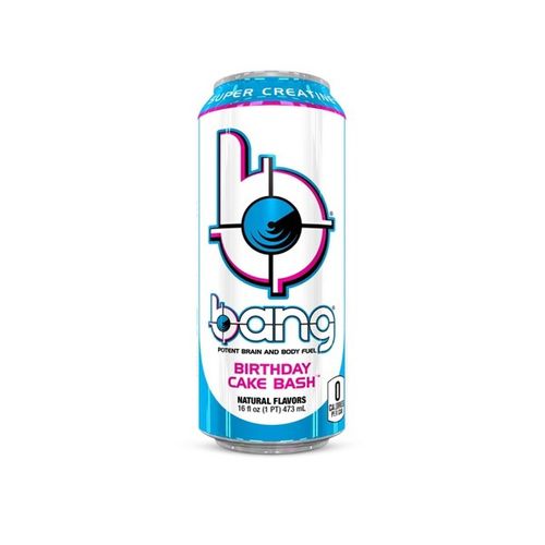 Bang Birthday Cake Bash Energy Drink, 16 fl oz