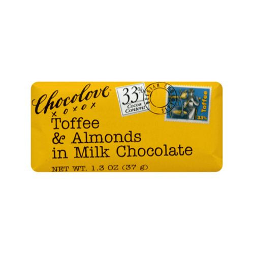 TOFFEE & ALMONDS IN MILK CHOCOLATE