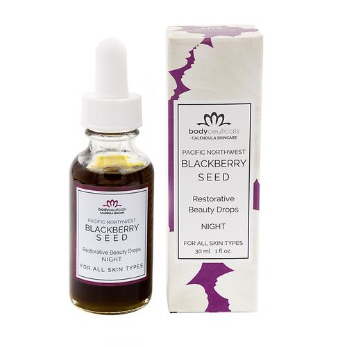 Blackberry Restorative Facial Beauty Drops Night Bodyceuticals 1 oz Liquid