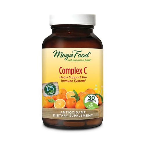 MegaFood  Complex C  Supports a Healthy Immune System  Antioxidant Vitamin C Supplement  Gluten Free  Vegan  30 Tablets (30 Servings)
