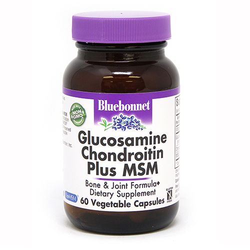 Bluebonnet Glucosamine Chondroitin Plus MSM  60 Ct