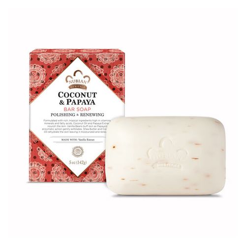 Nubian Heritage Coconut & Papaya Bar Soap 5 oz