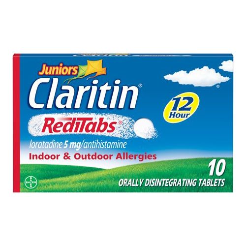 Junior's Claritin 12 Hour Non-Drowsy Allergy Relief RediTabs, 5 mg, 10 Ct