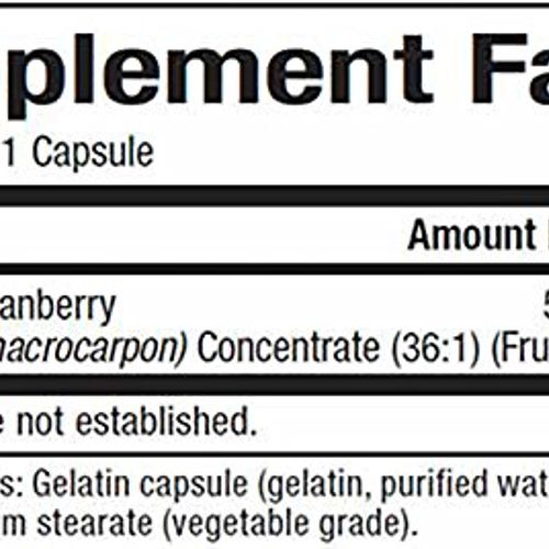 Natural Factors Cranrich Super Strength Cranberry Concentrate 500 mg 90 Caps
