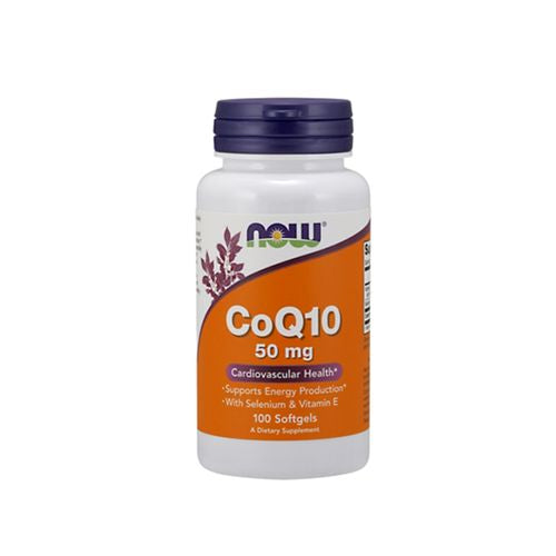 NOW Foods - CoQ10 Cardiovascular Health 50 mg. - 100 Softgels