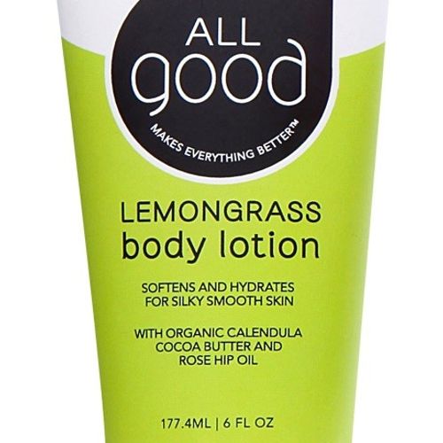 All Good Body Lotion  Lemongrass  6 Oz