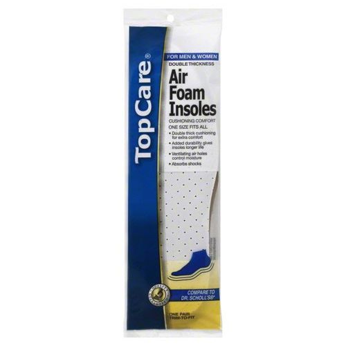 LOT OF 4 TOP CARE AIR FOAM INSOLES Double Thickness One Size Fits All