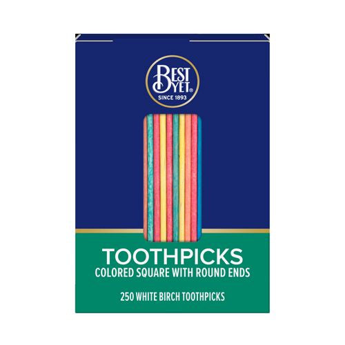 Best Yet Toothpicks Colored Square W