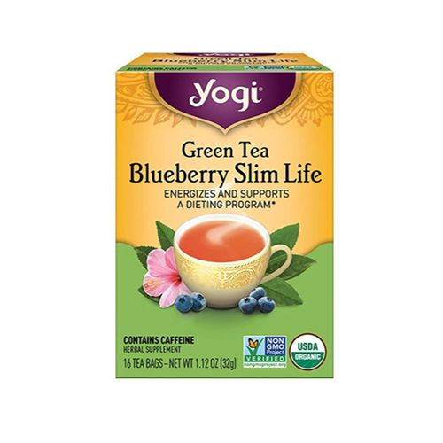 Yogi Teas, Tea Grn Slim Bluebry Org3 - 16bg