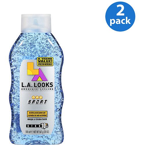 L.A. LOOKS Extreme Sport Tri-Active Hold 20 oz  Blue