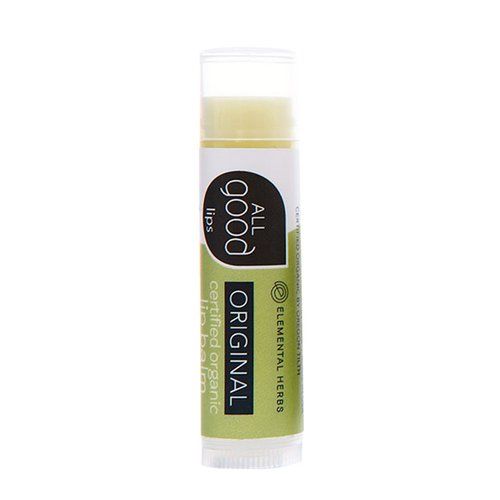 All Good Lip Balm Certified Organic Original Elemental Herbs 4.25 g Balm