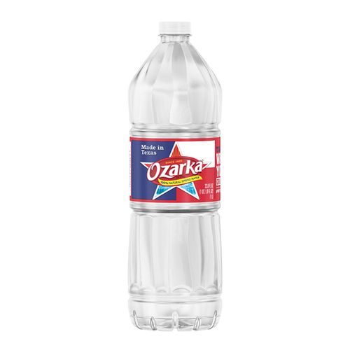 OZARKA Brand 100% Natural Spring Water, 33.8-ounce plastic bottle