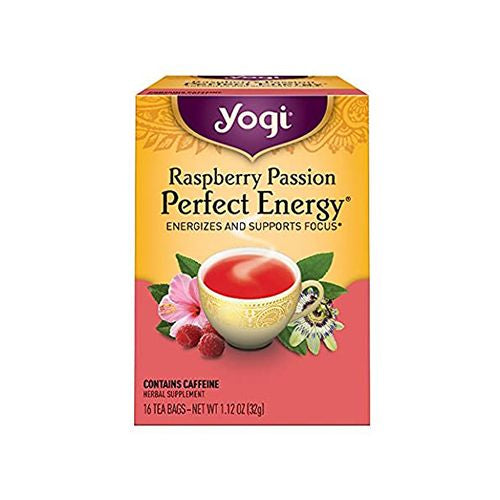 Yogi Teas, Tea Rspbry Pssn Prfct Energy - 16bg