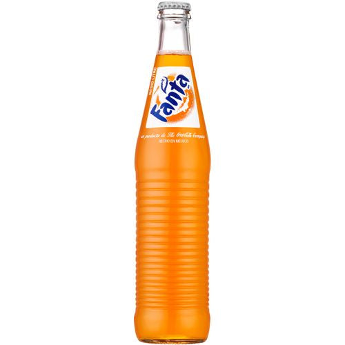 Fanta Orange Mexico Glass Bottle, 500 mL